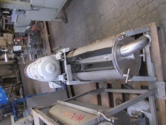 Brown #100, pulper/finisher, stainless steel paddle type, 220/440 V., can do pulped or citrus juice - Image 2