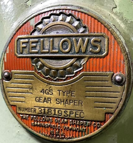 Fellows #4GS, Gear Shaper, 6" max pitch diameter external, power clamping, coolant pump, 1960 - Image 7