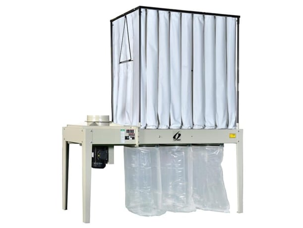 5000 cfm Extrema #DC-4100-Typhoon, Baghouse Dust Collector, 7" WG, 361 sq.ft. filter media, 12" inlet - Image 2