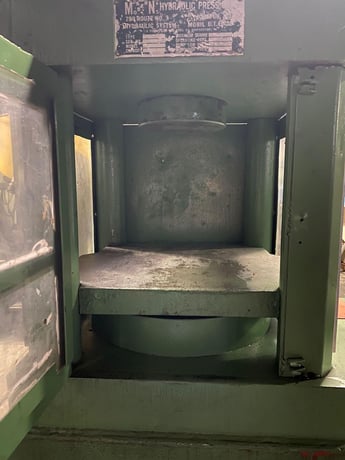 200 Ton, Modern #1A200, hydraulic 4-post hobbing press, 8" stroke, 14" LR x 16" FB - Image 2