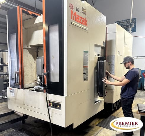 Mazak #HCN-4000II, CNC horizontal machining center, Mazatrol Matrix Nexus Control, 22" X, 25.2" Y, 25.2" Z - Image 1
