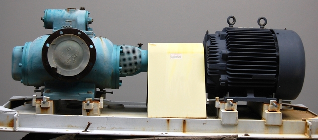 Leistritz #L2NG-116/180-AHGKI-G, Screw Pump and Motor Pump, 8" X 8", W/ Skid Carbon Steel, Used - Image 2