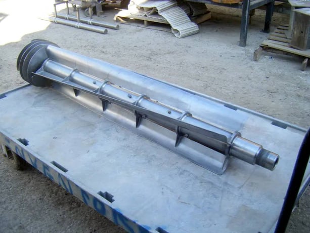 Stainless Steel Finisher Shaft, 67.75" length, 12" width - Image 4