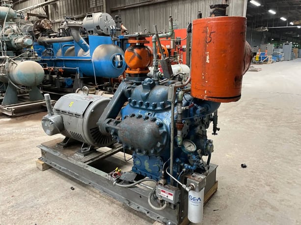 75 HP York #A3089, 8-Cylinder Reciprocating Compressor Package, 230/460 V, Direct Drive Driven - Image 6