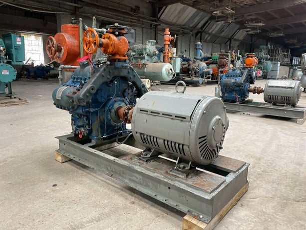 75 HP York #A3089, 8-Cylinder Reciprocating Compressor Package, 230/460 V, Direct Drive Driven - Image 9