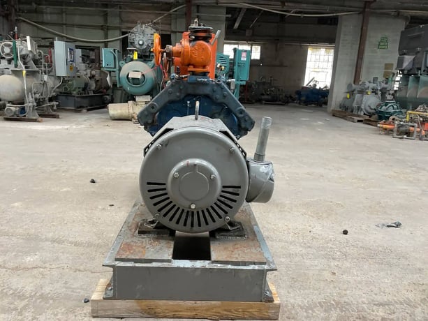 75 HP York #A3089, 8-Cylinder Reciprocating Compressor Package, 230/460 V, Direct Drive Driven - Image 10