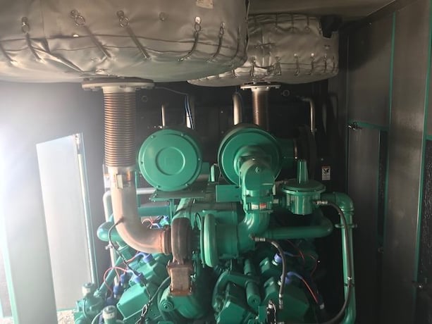 500 KW Cummins #GFJC, standby Natural Gas, sound attenuated enclosure, 277/480 Volts, 200 hours, 2015, $215k - Image 2