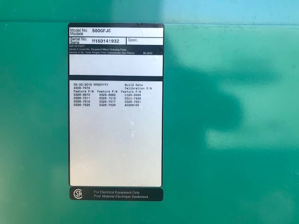 500 KW Cummins #GFJC, standby Natural Gas, sound attenuated enclosure, 277/480 Volts, 200 hours, 2015, $215k - Image 8
