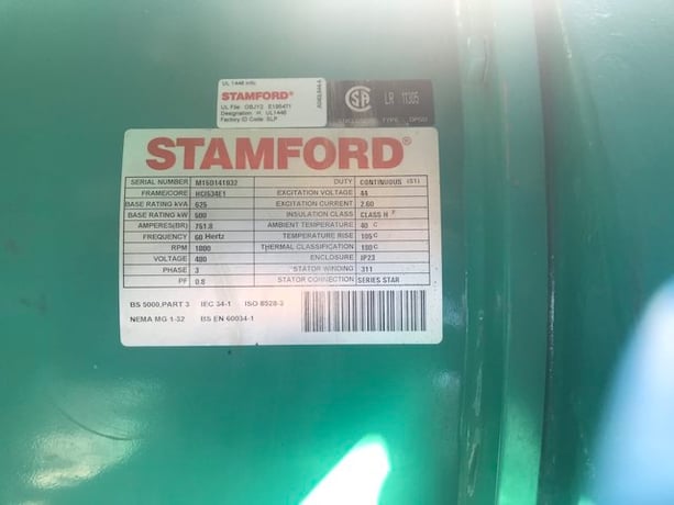 500 KW Cummins #GFJC, standby Natural Gas, sound attenuated enclosure, 277/480 Volts, 200 hours, 2015, $215k - Image 10