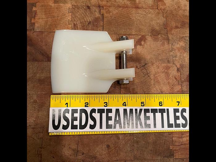 Kettle Scraper Finger, poly scraper blade, 3.5" W x 4.5" L, fits Hamilton, Cleveland, & others, 2023 - Image 2