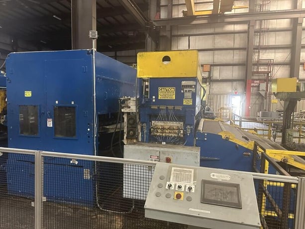 70000 lb. Automatic Feed, Servo feedline w/Her-Voss lever, 72" capacity,.023"- .128" thickness - Image 5