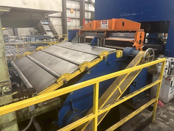 70000 lb. Automatic Feed, Servo feedline w/Her-Voss lever, 72" capacity,.023"- .128" thickness - Image 6
