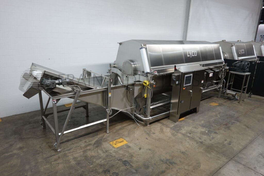 Lyco #Chill-Flow, pouch cooler rotary system, Stainless Steel contact parts, 72" OD x 192" long perforated - Image 5