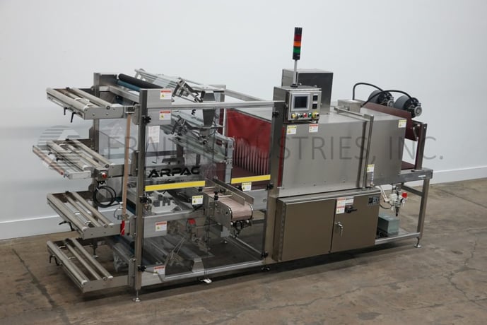 Arpac #708HBD32, automatic, Stainless Steel, intermittent motion, shrink bundler and tunnel, 5-30 cycles per - Image 1