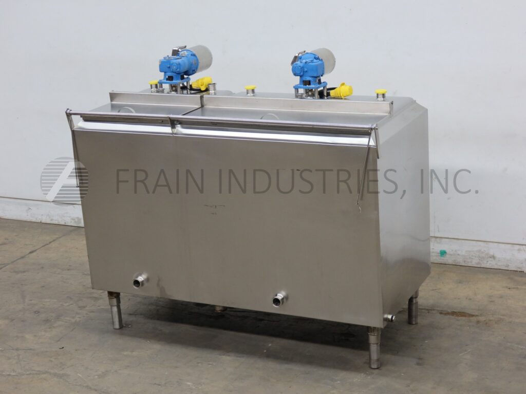 Cherry Burrell #BC, 2 compartment 304 Stainless Steel low pressure jacketed & insulated flavor tank, left - Image 5