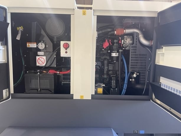 56 KW Atlas Copco #QAS70, diesel generator set, sound attenuated enclosure, trailer, Tier IV, new, 2022 (3 - Image 2