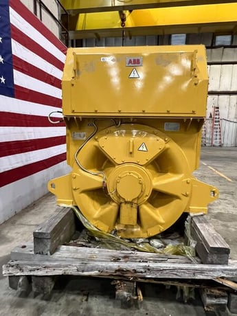 5000 KVA, 1800 RPM, ABB, generator end, 13800 Volts, 2016 - Image 3