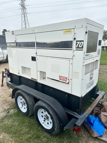 56 KW Multiquip #DCA70SSJU4i, diesel generator, sound attenuated enclosure, multi-voltage, Tier 4 Interim - Image 3