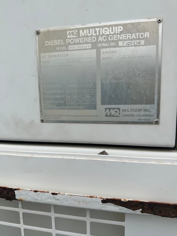 56 KW Multiquip #DCA70SSJU4i, diesel generator, sound attenuated enclosure, multi-voltage, Tier 4 Interim - Image 10