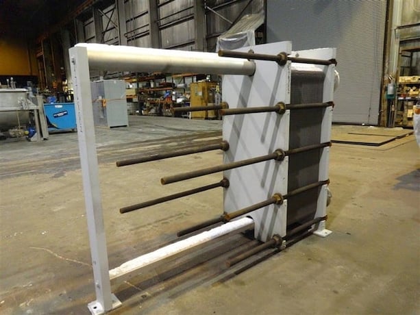 878 sq.ft., Tranter, 06-T16-UP-146, super changer plate exchanger, 150 psi, 200&deg;F, 1999 - Image 5