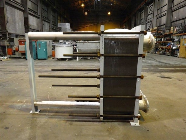 878 sq.ft., Tranter, 06-T16-UP-146, super changer plate exchanger, 150 psi, 200&deg;F, 1999 - Image 6