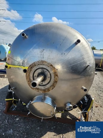 1056 gallon Hundom #HDRH-4000, Double Motion Process Kettle, Stainless Steel, 4000 Liter, 72" diameter x 60" - Image 5