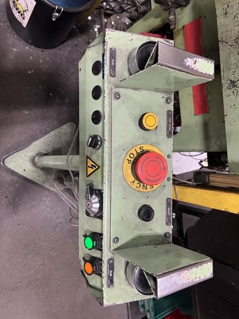 38 Ton, Aida #NC1-350, single crank gap frame press, 1.96" stroke, 8.26" Shut Height, 1.96" adj., 150 SPM - Image 4