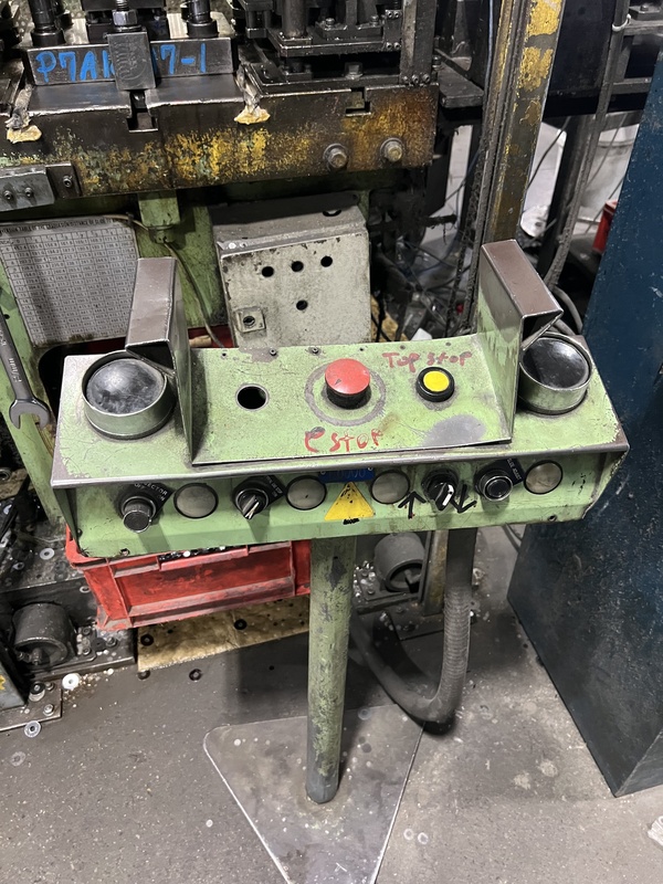 39 Ton, Aida #NC1-35(1), single crank gap frame press, 1.96" stroke, 7.87" Shut Height, 1.96" adj., 90-200 - Image 3