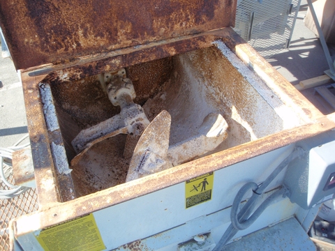 15 cu.ft. Marion #2010, Paddle Mixer, Carbon Steel, 30" width x 36" L x 28" deep Trough, 6" side bottom - Image 1