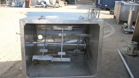 20 cu.ft. John Lentz, Paddle Mixer, Stainless Steel, jacketed, 38" L x 30" width x 34" deep Chamber - Image 2