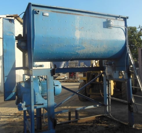 58 cu.ft. Strong Scott #HM58, Double Ribbon Mixer, jacketed, Carbon Steel & Stainless Steel, 94" L x 38" - Image 2
