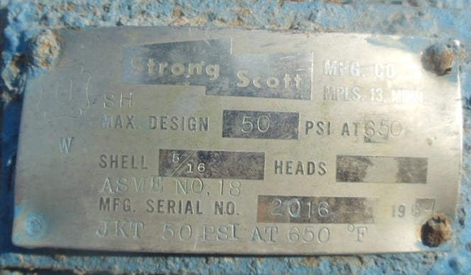 58 cu.ft. Strong Scott #HM58, Double Ribbon Mixer, jacketed, Carbon Steel & Stainless Steel, 94" L x 38" - Image 8