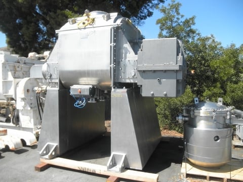 200 gallon Aaron Process Equipment Process Equipment #MBG200-125, Vacuum Drying Sigma Mixer, Stainless Steel - Image 2