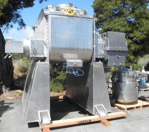 200 gallon Aaron Process Equipment Process Equipment #MBG200-125, Vacuum Drying Sigma Mixer, Stainless Steel - Image 3