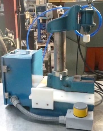 Air-Mite #AP4, Air-Mite Press Bench Air Clicker Press, 1.5 stroke custom, 110 electric switches, 120 psi - Image 1