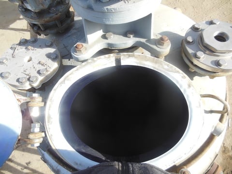 200 gallon Pfaudler, Glass-Lined Jacketed Reactor, 39" diameter x 39" straight side, 16" x 11" oval manway, 2 - Image 5