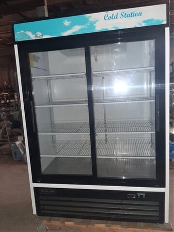 Blue Air #BGM48L, Merchandiser Refrigerator, 48' cu.ft. capacity, 48" L x 51" H x 24" deep, 5800 BTU, (4) - Image 1