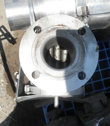 Eriez #B-3, Stainless Steel Magnetic Separator, 3" diameter In/out - Image 2