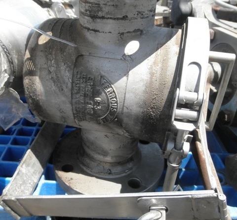 Eriez #B-3, Stainless Steel Magnetic Separator, 3" diameter In/out - Image 3