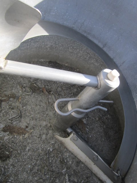 20 gallon #FA56C, Aluminum Tank, 2' diameter x 1' deep, tilt type, 1/2 HP, 1725 RPM, 115/230 V - Image 3