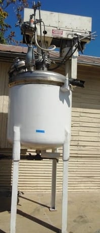 236 gallon Royal Welding & Fabrication Welding & Fabrication, Stainless Steel Jacketed Tank, 42" diameter x - Image 1