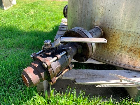 270 gallon Stainless Steel Tank, 3' diameter x 5' straight side, 18" diameter Flanged side bottom manway, 2" - Image 5