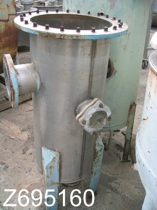 40 gallon Stainless Steel Tank, 18" x 36", open top, center discharge - Image 2