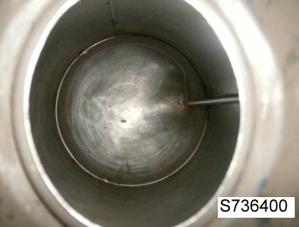 5 gallon Millipore, Stainless Steel Tank, 9.5" diameter x 17" straight side, 100 psi liquid (2 available) - Image 3