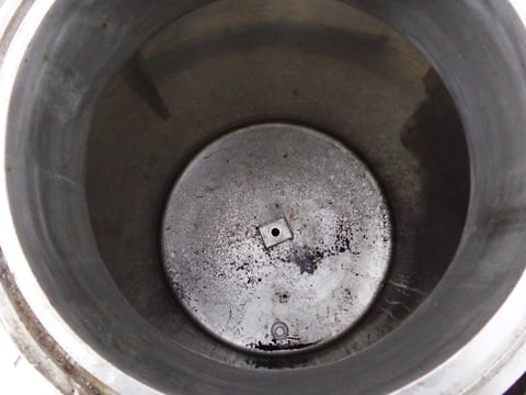 50 gallon Stainless Steel Tank, 23" diameter x 27" straight side, 12" diameter Manway, (3) 2" top inlets - Image 4