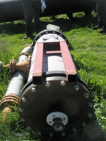 50 gallon Tank, fiberglass reinforced plastic, 16" diameter x 52" H, 1 bar @ 100&deg;F, 1997 - Image 3