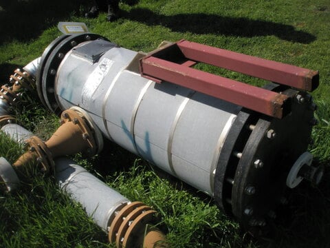 50 gallon Tank, fiberglass reinforced plastic, 16" diameter x 52" H, 1 bar @ 100&deg;F, 1997 - Image 5