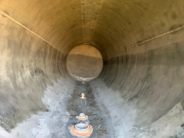 1500 gallon Coalescer Tank, Stainless Steel, 48" diameter x 18' L, 1" & 12" raised opening, 25 psi @ 200&deg;F - Image 9