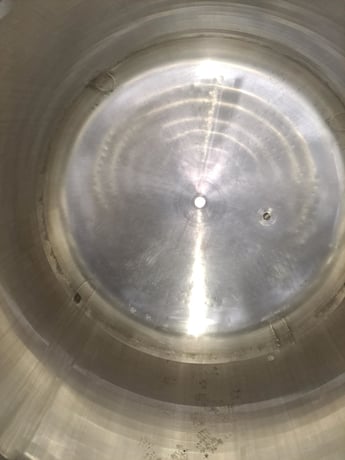 2000 gallon Stainless Steel Tank, 72" diameter x 104" H 5-zone jacketed vessel, 18" diameter Top manway, 3" - Image 9