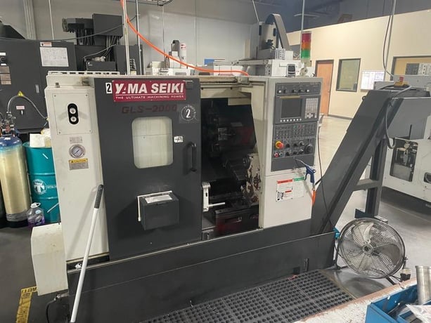 Yama Seiki #GLS-2000, 22" swing, 8" chuck, 2.5" bar, 15.35" turn diameter, 12.9" turn length, Fanuc Oi-TD - Image 1